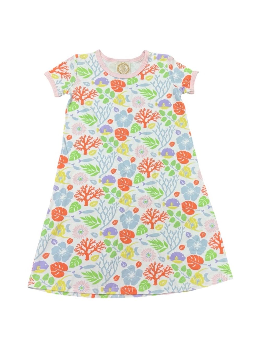 Beaufort Bonnet Company Girls Fish Print Polly Play Dress